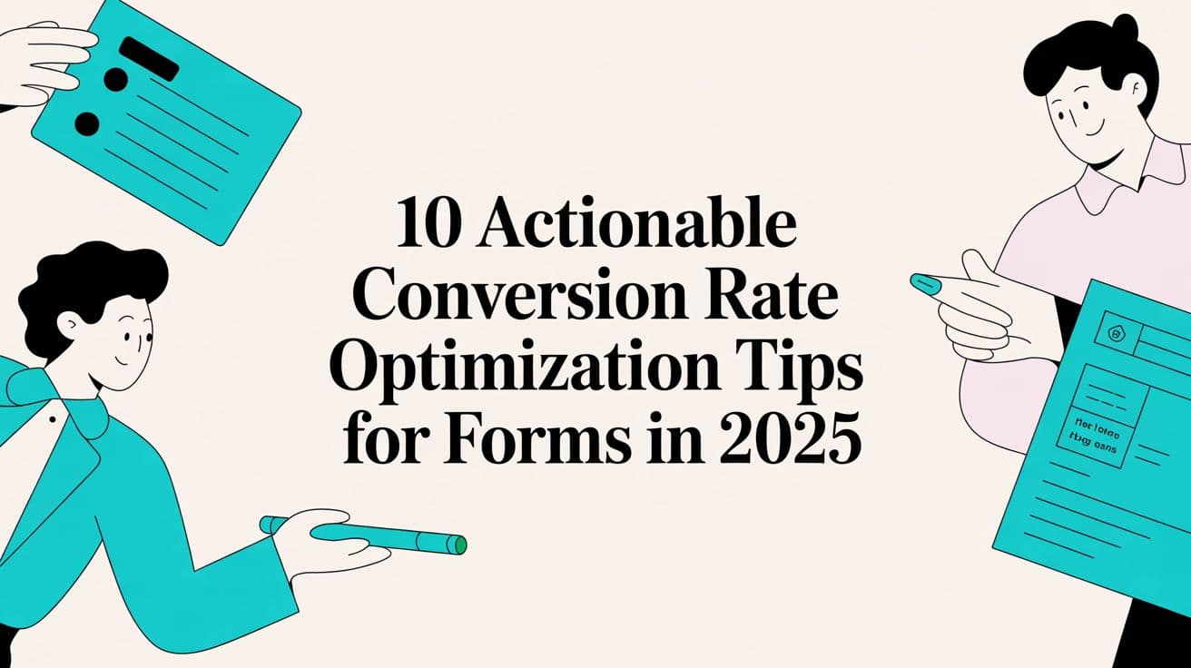 10 Actionable Conversion Rate Optimization Tips for Forms in 2025